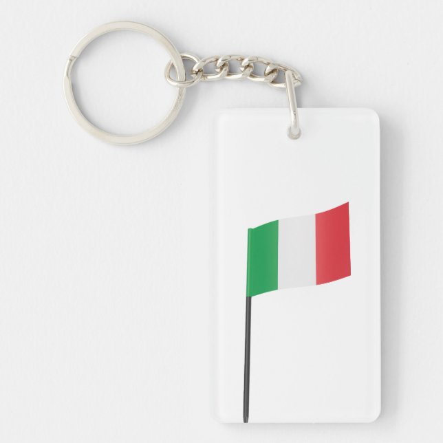 Porte-clefs Drapeau italien (Devant)