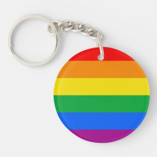 Porte-clefs Drapeau LGBT Pride / Drapeau arc-en-ciel