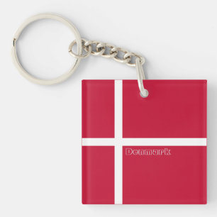 Porte-clefs Drapeau national du Danemark