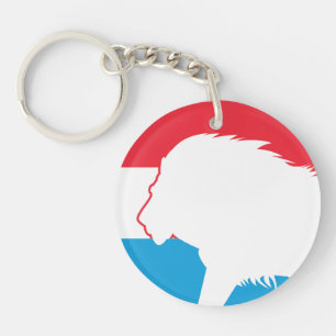 Porte-clefs Drapeau national luxembourgeois Lion Luxembourg