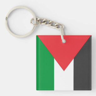 Porte-clefs Drapeau palestinien Libérez la Palestine customisé