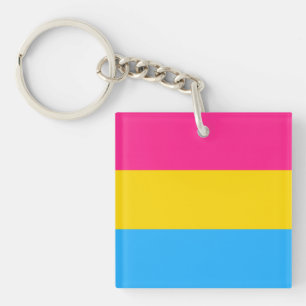 Porte-clefs Drapeau Pansexuel