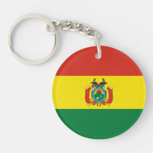 Porte-clefs Drapeau patriotique bolivien