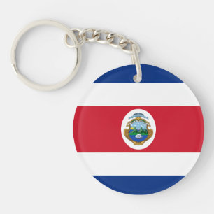 Porte-clefs Drapeau patriotique du Costa Rica