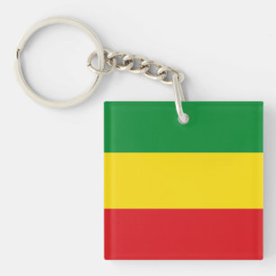 Porte-clefs Drapeau rastafari éthiopien Rasta