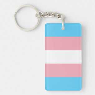 Porte-clefs Drapeau Transgenre