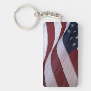 Porte-clefs Drapeau USA, Caroline du Nord, États-Unis