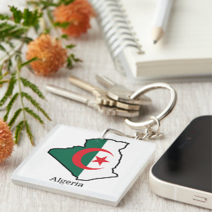 Porte-clefs Drapeaux et pays Algérie
