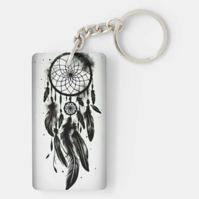 Porte-clefs "Dream Weaver Charme : Acrylique Key Delight" (Dos)