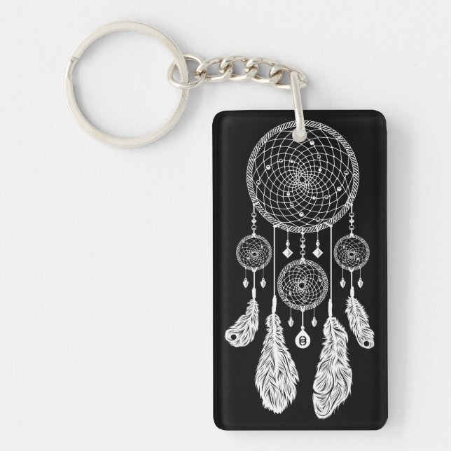 Porte-clefs Dreamcatcher - porte - clé (noir) (Devant)