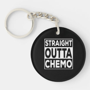 Porte-clefs Droite Outta Chemo