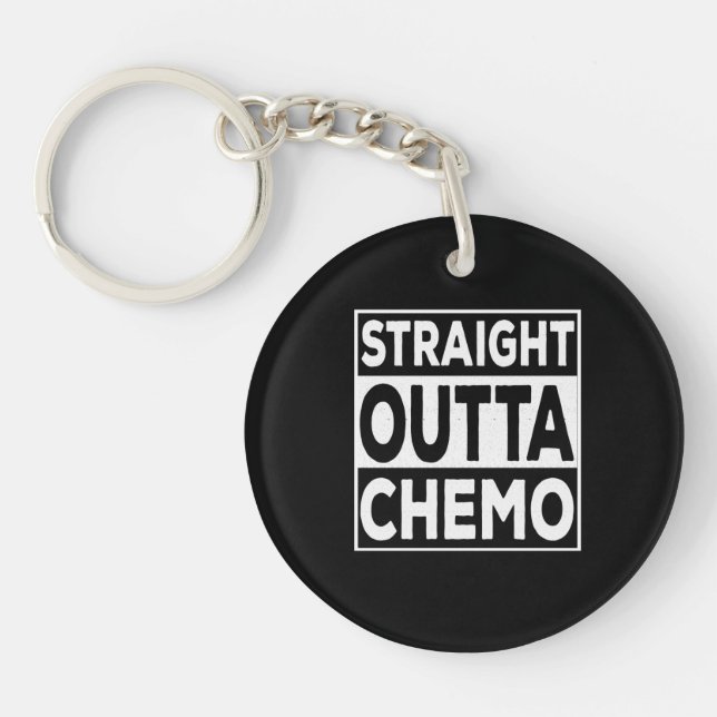 Porte-clefs Droite Outta Chemo (Devant)