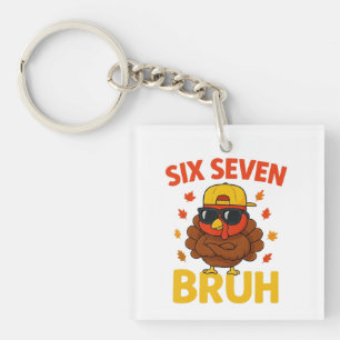 Porte-clefs Drôle 67 Bruh Dinde pour Hommes Garçons Adolescent