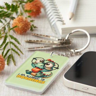 Porte-clefs Drôle allergique matin dragon