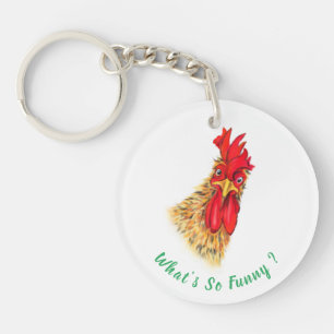 Porte-clefs Drôle cadeau de Porte - clé avec surprenant Rooste