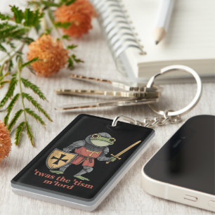 Porte-clefs Drôle C'était Le 'Tisme M'Lord Chevalier Médiéval 