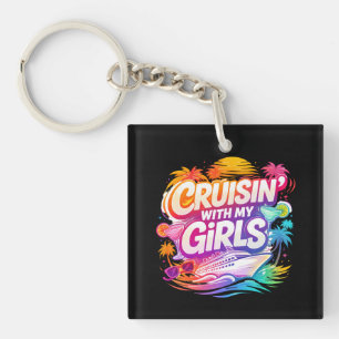 Porte-clefs Drôle de Croisière avec Mes Copines Meilleures Ami