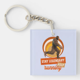 Porte-clefs Drôle de motivation de course de Bigfoot