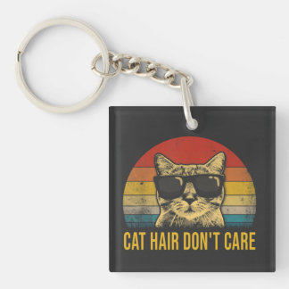 Porte-clefs Drôle de poil de chat, n'en déplaise aux amoureux