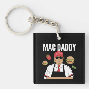Porte-clefs Drôle de Trump frites faisant des frites Mac Daddy