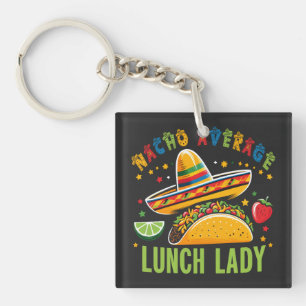 Porte-clefs Drôle Déjeuner Lady Cinco De Mayo Tacos Cuisine Me
