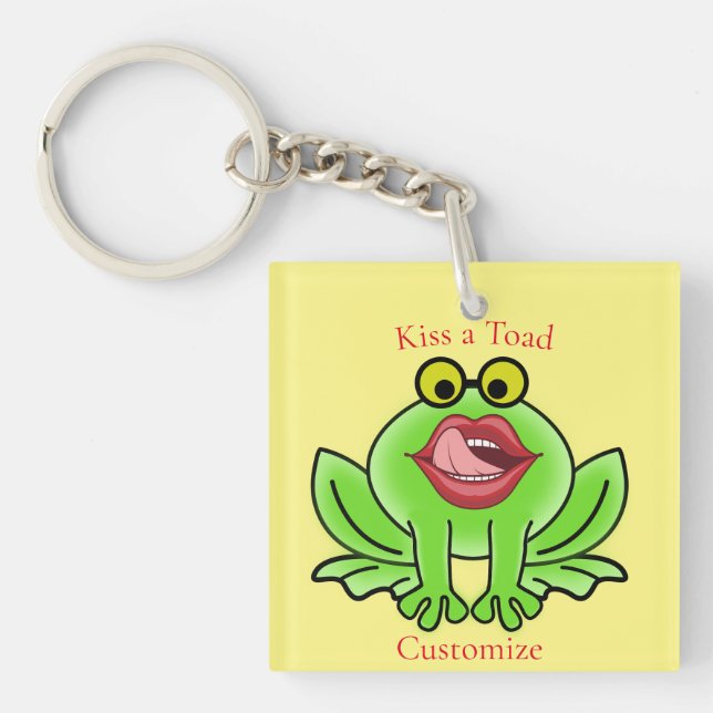 Porte-clefs Drôle Embrasse Un Toad Thunder_Cove (Devant)