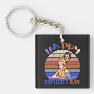 Porte-clefs Drôle fête des pères porte - clé personnalisé
