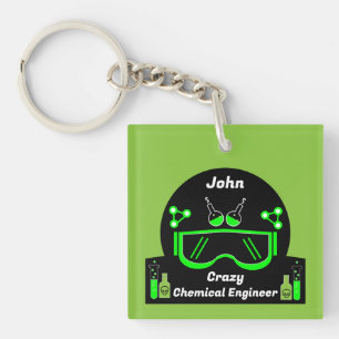 Porte-clefs Drôle Ingénieur Chimique Cadeaux