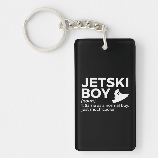 Porte-clefs Drôle Jetski Boy Definition Jet Ski (Devant)