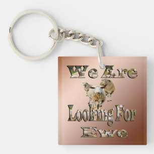 Porte-clefs Drôle Jeu De Mouton À La Recherche D'Ewe, Clavier