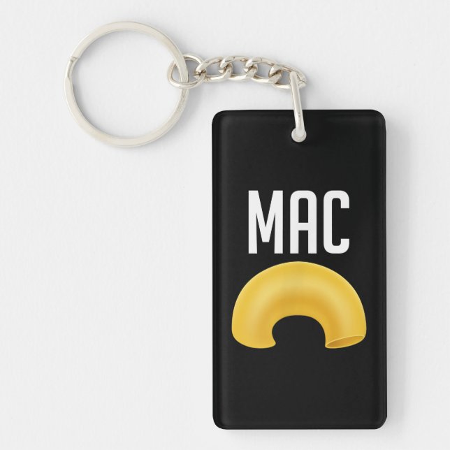 Porte-clefs Drôle Matching Macaroni Et Halloween Fromage (Devant)