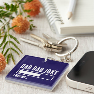 Porte-clefs Drôle Mauvais Papa Plaisanterie Chargement