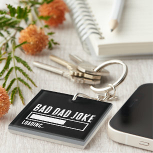 Porte-clefs Drôle Mauvais Papa Plaisanterie Chargement