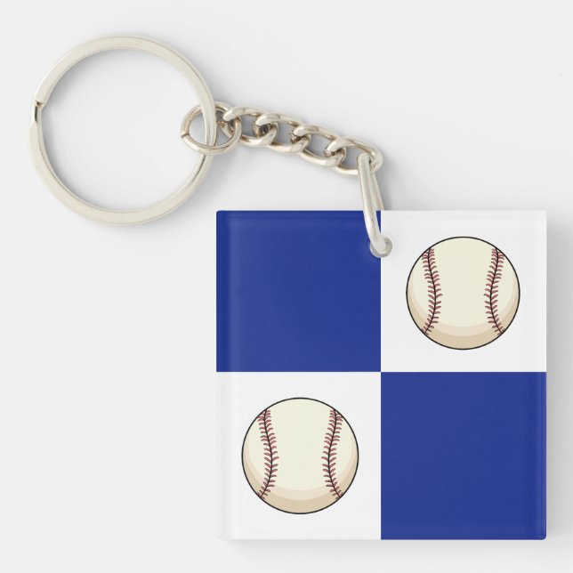 Porte-clefs Drôle Modèle photo de baseball (Devant)