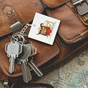 Porte-clefs Drôle Morning Cranky Owl