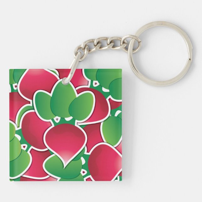 Porte-clefs Drôle radis (Dos)