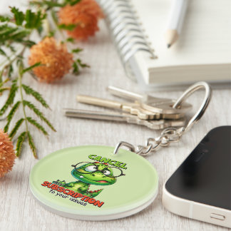 Porte-clefs Drôle sarcasme mot art dinosaure