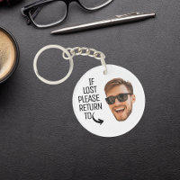 Drôle Si Perdu Retour Aux Hommes Face Photo