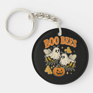 Porte-clefs Drôles d'abeilles fantômes Halloween drôle d'abeil