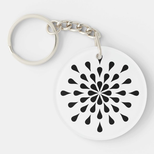 Porte-clefs Drops noirs (Devant)