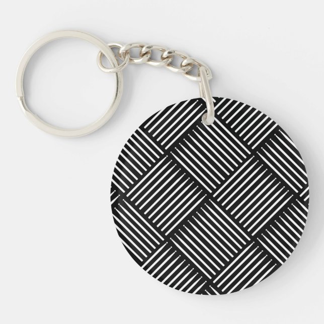 Porte-clefs Drum Crosshatch noir (Devant)