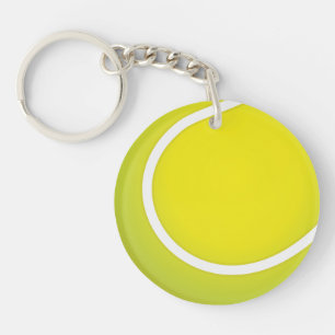 Porte-clefs Du tennis. Tennis est un matelas en racket.
