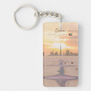 Porte-clefs Dubaï, Émirats arabes unis - Burj Khalifa Desert S