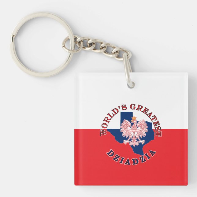 Porte-clefs Dziadzia la plus grande du monde (Devant)