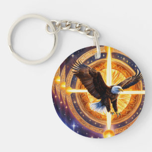 Porte-clefs Eagle imprimé Beau Porte - clé