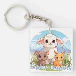 Porte-clefs Easter mascots too