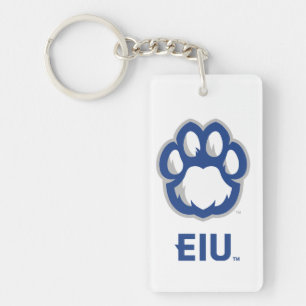 Porte-clefs Eastern Illinois Panthers Empreinte de patte & EIU