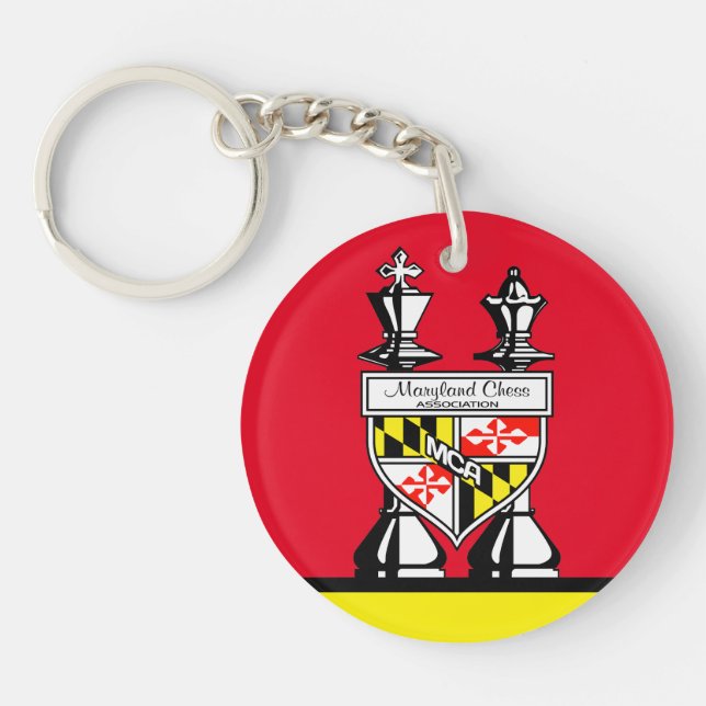 PORTE-CLEFS ÉCHECS MARYLAND (Devant)
