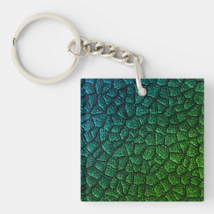 Porte-clefs Échelle de dragon vert