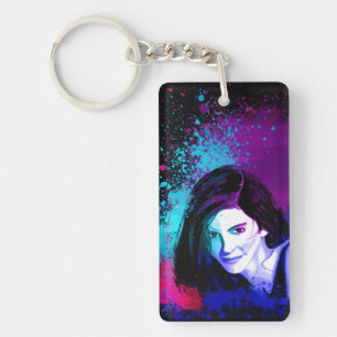 Porte-clefs Éclaboussure de couleur